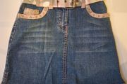 SALE!  Girls' Denim Skirt with Belt