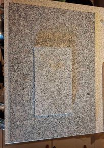 2 granite slabs