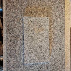 2 granite slabs