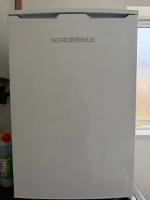 White under counter fridge