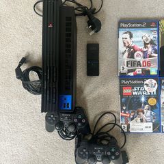 Bundle Playstation 2 + Games + Remotes + Memory Pads