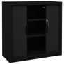 Sliding Door Cabinet Black Image 5