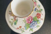 Crown Staffordshire vintage pagoda candle holder