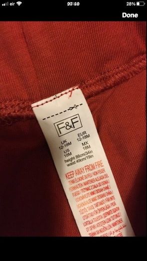 Boys shorts never worn 12/18 mths