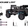 1:12 Scale All-Terrain Remote Control Car, 4WD RC Cars with 2.4 GHz, RC Climbing Truck, IPX4 Waterproof Off-Road Vehicle with Two Rechargeable Batteries, for Kids Teens Adults Image 10