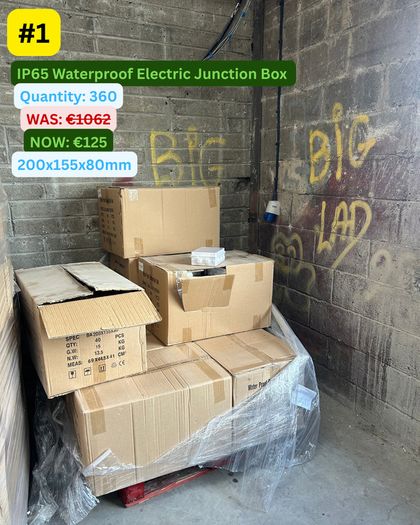 360 x IP65 Waterproof Electrical Junction Boxes 200x155x80mm