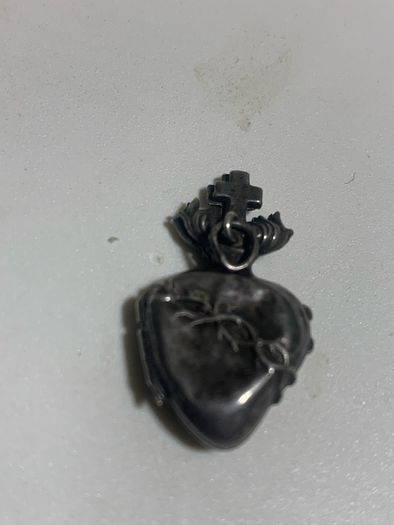 Antique Sacred Heart Pendant