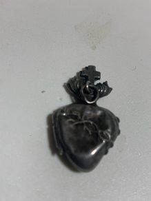 Antique Sacred Heart Pendant
