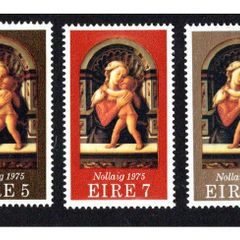 1975 Ireland Christmas Commemorative Stamps Mint Never Hinged (MNH)
