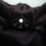 VINTAGE Official black velvet bow bardot Sz 12UK ( Fit 8-10UK) Image 4