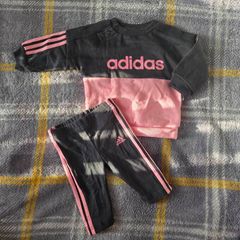 0-3m, Addias Baby Tracksuit Top and Leggings