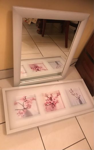 Framed Floral Print Set