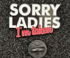 Sorry ladies, pin back badge.