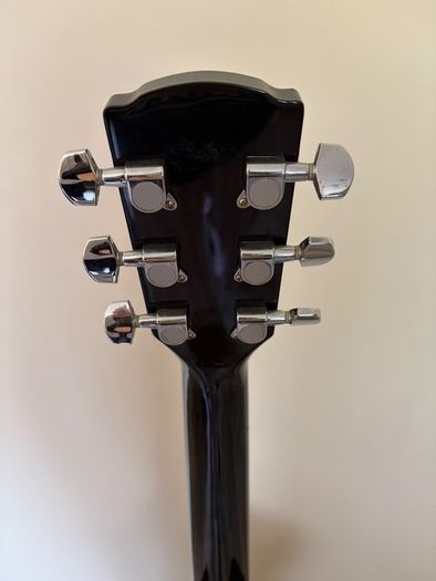vintage electroacoustic guitar