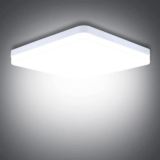 LED Ceiling Light, 36W Daylight White Ceiling Lights, 6500K Kitchen Lights Ceiling, 3240LM Bright Indoor Ceiling Lights for Bedroom, Kitchen, Hallway, Outside Porch (FREE SHIPPING)