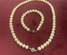 Fresh Water Pearl  Necklace Set