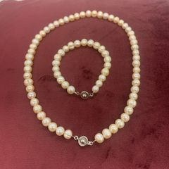 Fresh Water Pearl  Necklace Set
