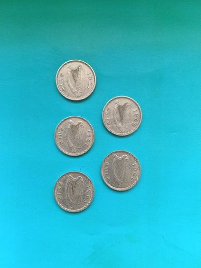 Irish 6 pence coins date run
