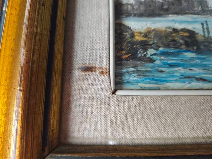 Two oil paintings