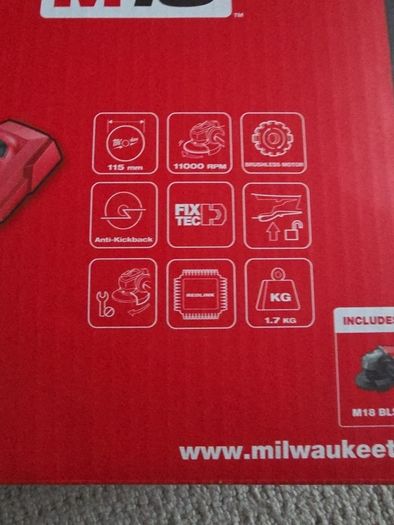 milwaukee brushless grinder