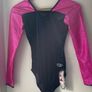 Z Leotard Lycra size 38 navy pink diamonte detail New with tags Image 2