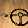 Car Deep Dish Sports Steering Wheel Image 2