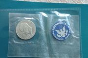 Usa Silver Dollar  &amp;  Two  Coins
