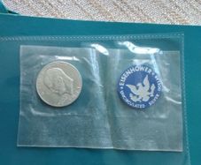 Usa Silver Dollar  &  Two  Coins