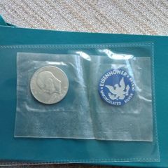 Usa Silver Dollar  &  Two  Coins