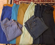 Bundle of 8 Jeans Trousers Size 12