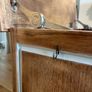 Vintage oak storage box chest Image 4