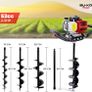 BU-KO 52CC 2Stroke Petrol Earth Auger Fence Post Ground Hole Borrer Digger 3HP V-Type | 3 Drill Bits Diameter (100,150,200mm), Safety Gear, Post Level & Extension Image 2