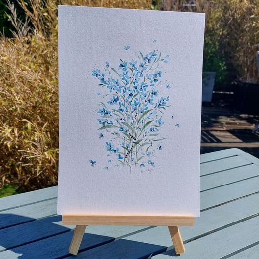 Original Watercolour Floral Painting
