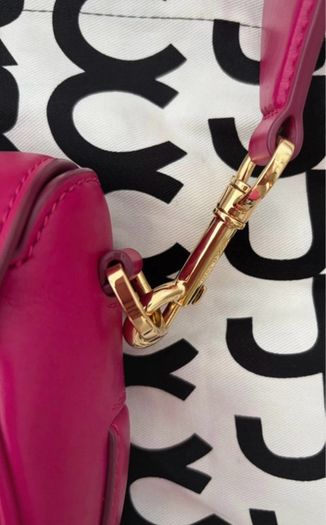 Marc Jacobs pink saddle bag