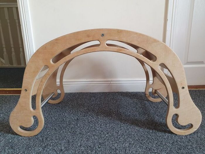 Climbing arch rocker for children