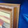 Can post! Vintage Framed Coastal Sunset Print ("A. Peters") Image 4