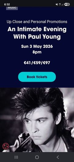 Paul Young Tickets