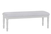 Elegant Upholstered Bench. Solid wood. Birch. UK As New