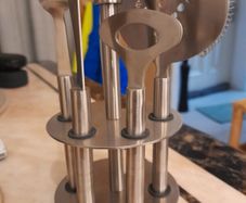 Stainless steel drinks mixer