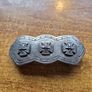 Vintage Pewter Hair Clip DEL SOL Image 2