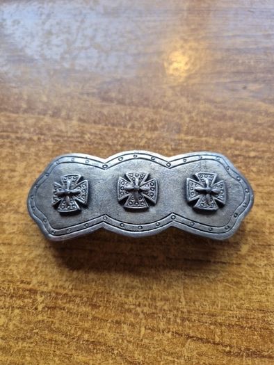 Vintage Pewter Hair Clip DEL SOL