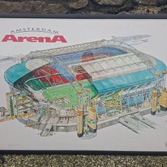 Vintage Football Memorabilia technical drawing framed print by Rudolf Das