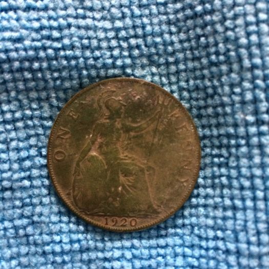 British 1 penny 1920