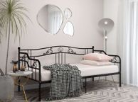 main image for ad Sofa Bed Frame Black Metal 90x200 cm