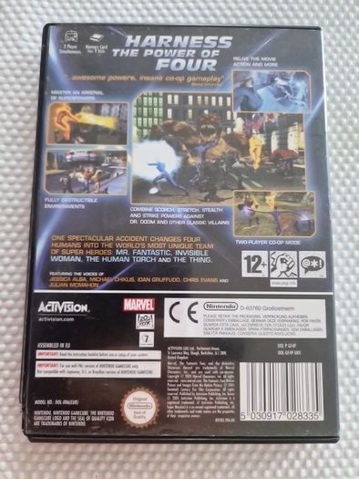 Fantastic 4 Gamecube Nintendo Games Original