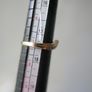 Vintage 9c Gold 375 Diamond Chevron Ring 1,5g Image 8