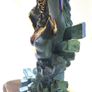 Woman With Naked Bust (35cm, 4.5kg) - Patinated Bronze, Signed Image 10