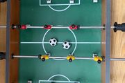 Tabletop Football Table Mini Foosball Game Wooden with 2 Balls and Score Counters