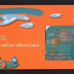 2000 Ireland Eircom Callcard Collectors Fair 2000, in aid of the Richmond Brain Research Foundation (ODS3) Call Card Used Mint