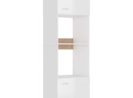 main image for ad Microwave Cabinet High Gloss White 60x57x207 cm Chipboard
